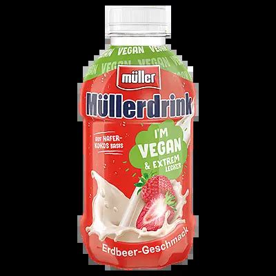 Müller Müllerdrink Vegan mit Erdbeer Geschmack bei brandnooz bewerten