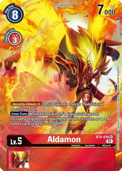 Aldamon Promo Digimon CardTrader