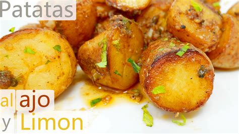 Patatas Salteadas Al Ajo Y Limón