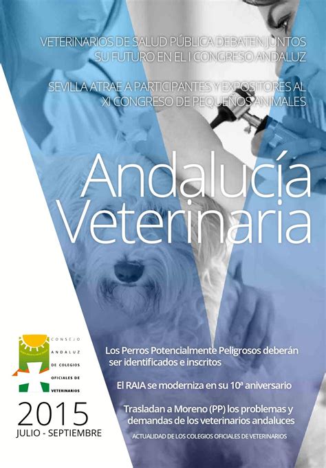 15 Andalucia Veterinaria 2015 Julio Septiembre By Consejo Andaluz De Colegios Oficiales De