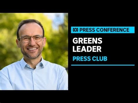 In Full Greens Leader Adam Bandt Gives The National Press Club Address