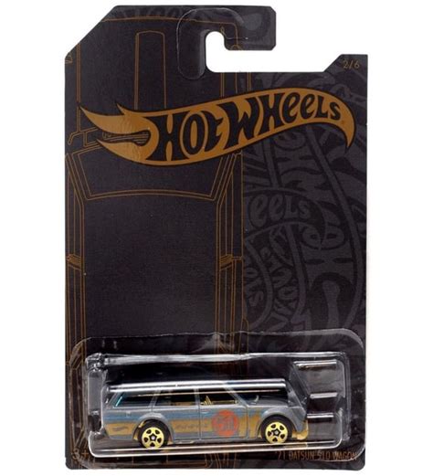 Hot Wheels Th Anniversary Satin Chrome Datsun Wagon