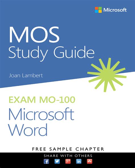 Mos Word Beginner Mos Microsoft Office Specialist Mos Study Guide