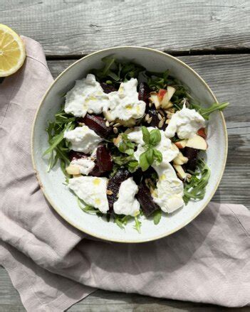 Rote R Ben Burrata Salat Sonnentor