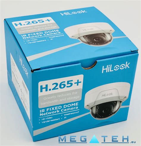 HiLook IPC D140H Anti Vandal Dome IP Camera 4MP 4mm 77 Fixed Lens