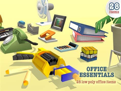 Office Essentials 3d 인테리어 Unity Asset Store