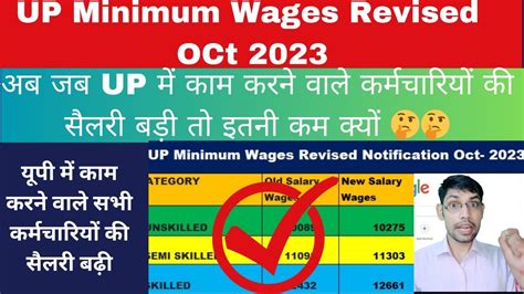 UP Minimum Wages Revised Oct 2023 Wages Revised UP Minimum Wages