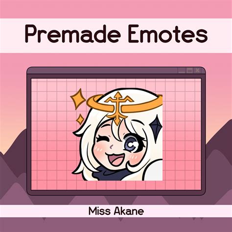 Premade Emotes Genshin Impact Paimon ⭐️ Miss Akane S Ko Fi Shop