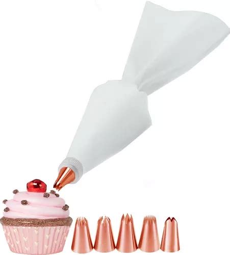 Saco Confeiteiro 6 Bicos Decora Bolos Tortas Cupcake Parcelamento Sem