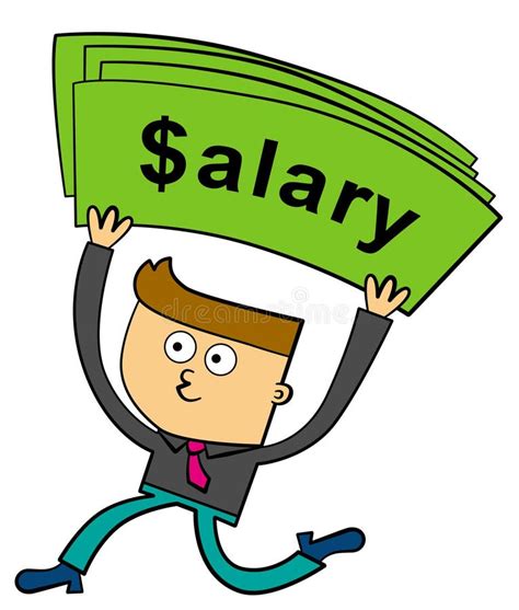 Salary stock illustration. Image of rich, worker, success - 27023364