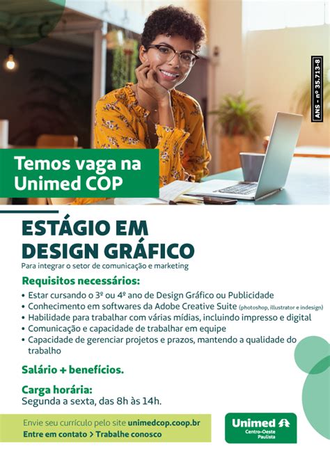 Vaga estágio Design gráfico