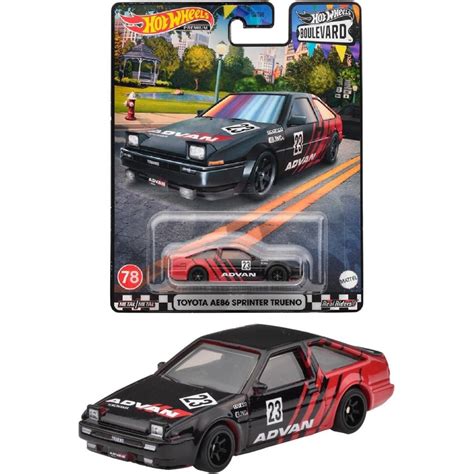 Hot Wheels 2023 Premium Toyota AE86 Sprinter Trueno Advan Livery