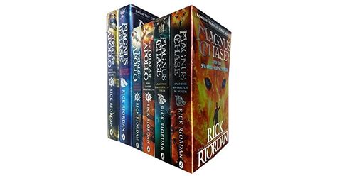 Rick Riordan Trials Of Apollo And Magnus Chase Collection 6 Books Set