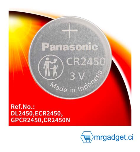 Panasonic Cr V Batterie Au Lithium Cell Pcs