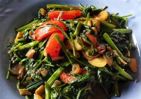 Resep 716 Tumis Kangkung Belacan Terasi Oleh Riris Cookpad