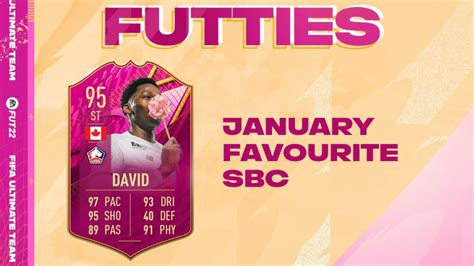 Fifa Sbc Jonathan David Futties Favorito Gennaio Disponibile Una