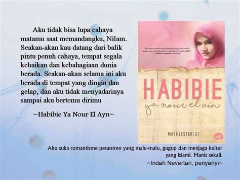 Review Novel Habibie Ya Nour El Ain Cinta Dan Renungan Hidup