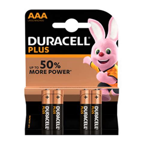 DURACELL PLUS AAA B4 MN2400 Order Baby