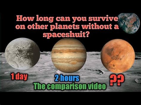 How Long Can You Survive On Other Planets Without A Spaceshuit