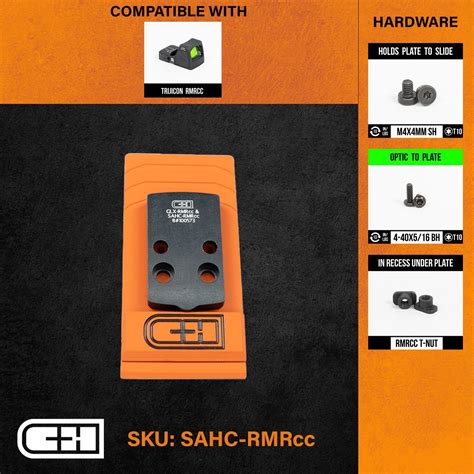 Springfield Hellcat W Rmsc Footprint To Trijicon Rmrcc Candh Precision