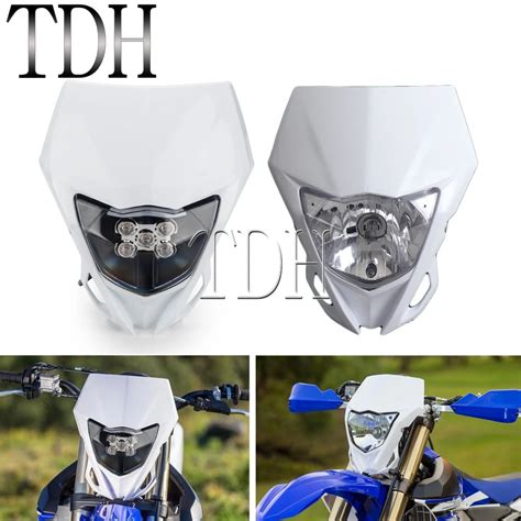 Supermoto De 35W Faro LED De La Luz De La Cabeza Para Yamaha WR 250 450