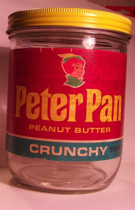 Garage Sale Find Huge Peter Pan Peanut Butter Jar With Female Peter