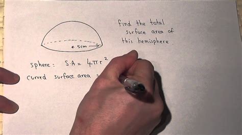 Curved Surface Area Of Sphere And Hemisphere