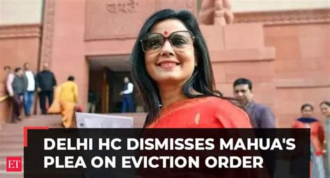 No Relief To Mahua Moitra Delhi HC Refuses To Stay Eviction Of Govt