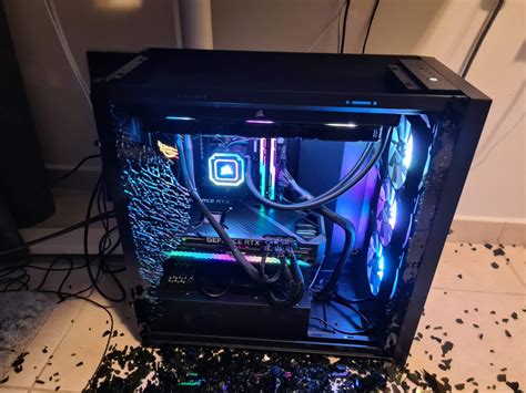 I Heard You Guys Like Tempered Glass On Ceramic Floors Rpcmasterrace