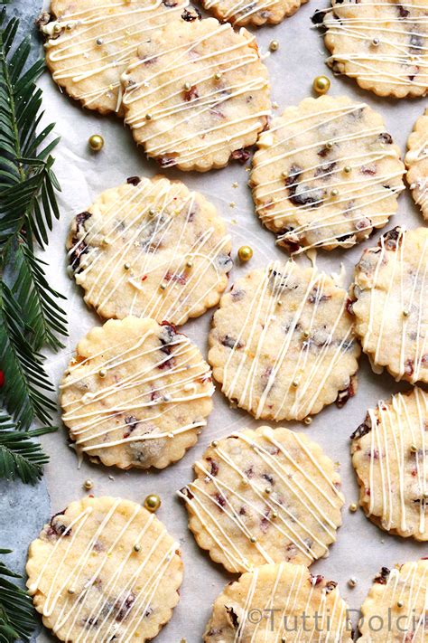 Cranberry Orange Shortbread Cookies Tutti Dolci Baking Recipes