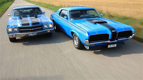 Chevrolet Chevelle Vs Mercury Cougar Eliminator Im Fahrbericht Auto Motor Und Sport