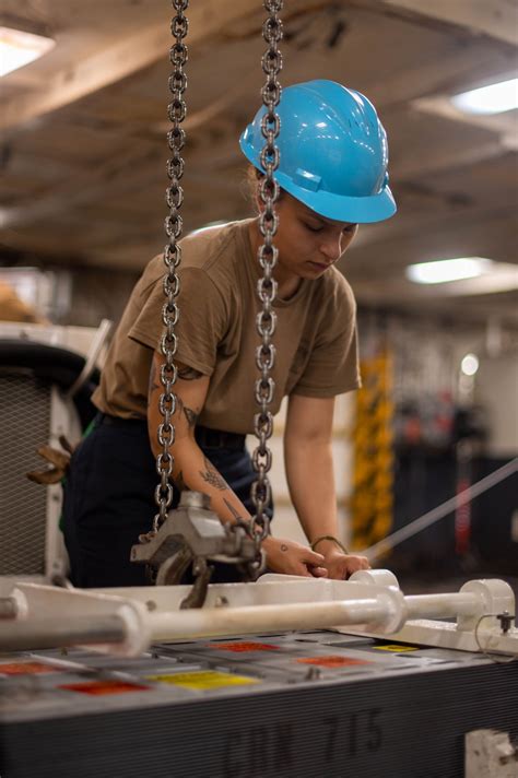 DVIDS Images U S Navy Sailor Prepares To Hoist A Transmitter