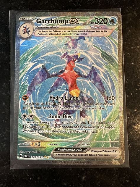 Pokémon TCG Garchomp ex 245 182 Paradox Rift Holo Special Illustration