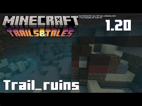 Trail Ruins Acuática Minecraft bedrock 1 20 YouTube