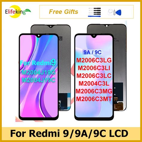 6 53 For Xiaomi Redmi 9a 9c Lcd M2006c3mg Touch Screen For Redmi 9 Lcd