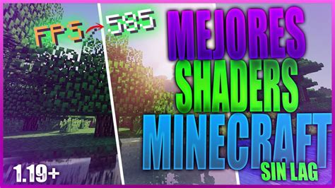 LOS MEJORES SHADERS SIN LAG PARA MINECRAFT PARA TODAS LAS