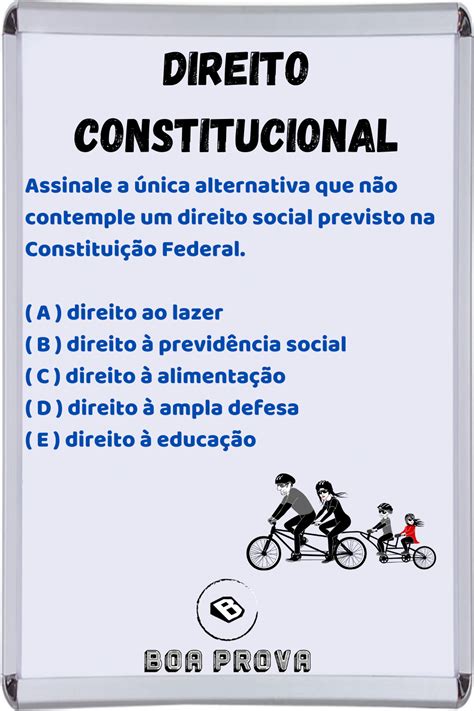 Gabarito Letra D Cap Tulo Ii Dos Direitos Sociais Art S O Direitos