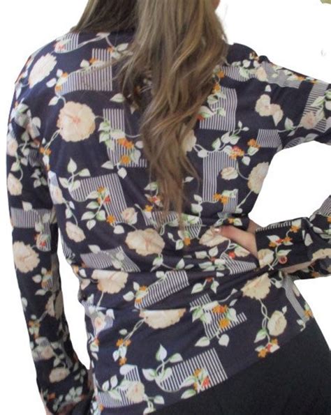 Vintage Floral Blouse Retro Gem