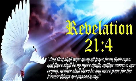 Revelation 21 4 God Holy Spirit Bible Quote Revelations HD