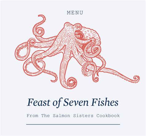 Feast of Seven Fishes Menu – Salmon Sisters