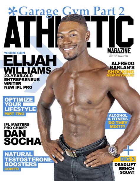 New Ipl Pro Elijah Williams Lands Cover Of Athletic Magazine Natural