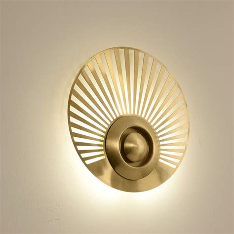 Applique Murale Ronde Led En M Tal D Cm Pour Salon Chambre Couloir