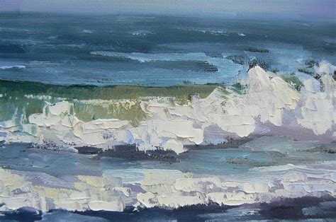 Palette Knife Painters, International: Daily Painting, "Waves ...