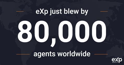 EXp Realty Now Exceeds 80 000 Agents Worldwide EXp Life