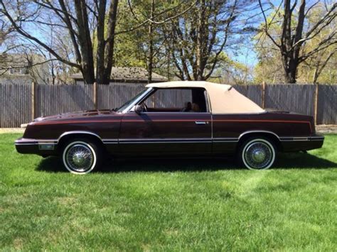 Chrysler Lebaron Medallion Convertible Time Capsule For Sale