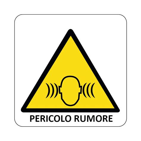 Cartello Di Pericolo Pericolo Rumore SEG 403202