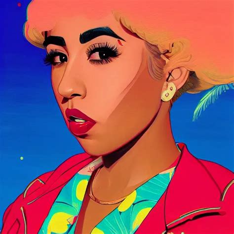 Kali Uchis Profile Picture By Sachin Teng Ganja Stable Diffusion