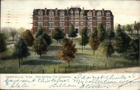 Main Building Fisk University Nashville Tn Postcard