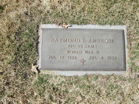 Raymond Leroy Ambrose 1922 1995 Find A Grave Memorial
