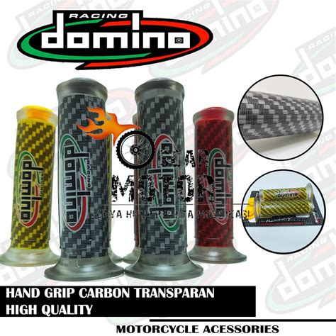 Grip DOMINO CARBON Handgrip Stang KARBON Handfat Pro Peganggan Stir